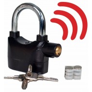 110 Desibel Alarmlı Asma Kilit Bisiklet Motosiklet Kilidi Hareket Sensörlü Alarm Ekstra Güvenlik