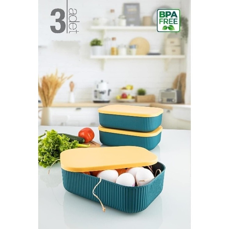 3 Adet Çok Amaçlı Organizer 3,2 L Kapaklı Gıda Eşya Takı Düzenleyici Saklama Kabı Pratik Hobi Kutusu 3 Adet Çok Amaçlı Organizer 3,2 L Kapaklı Gıda Eşya Takı Düzenleyici Saklama Kabı Pratik Hobi Kutusu