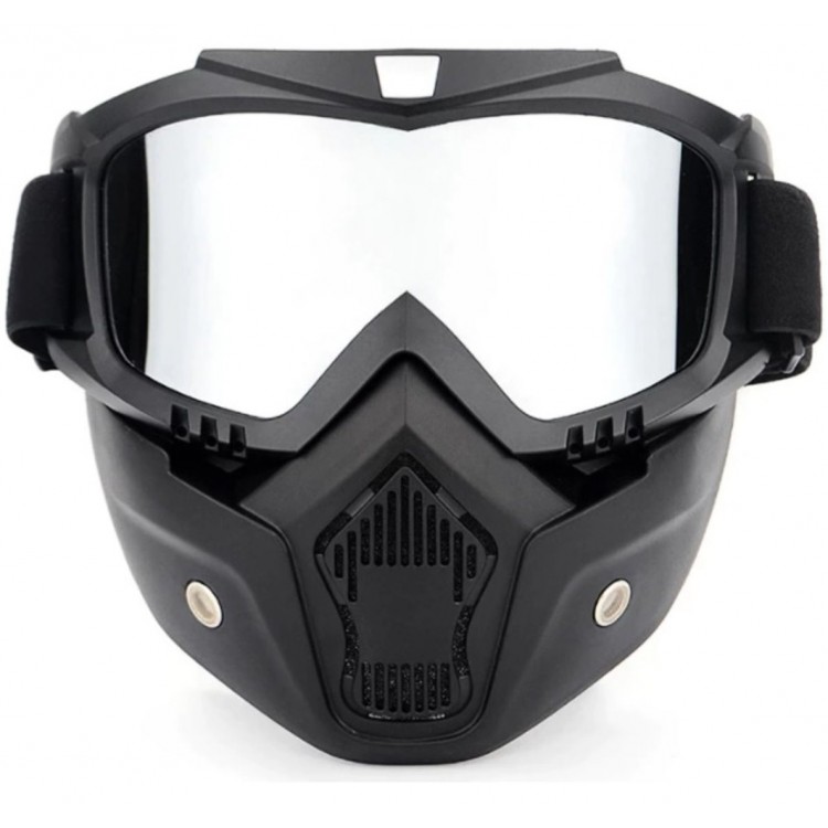Cross Motosiklet Bisiklet Gözlüğü Açık Kask Maskesi Süngerli Bant Lastikli Jet Maske Aynalı Cam Cross Motosiklet Bisiklet Gözlüğü Açık Kask Maskesi Süngerli Bant Lastikli Jet Maske Aynalı Cam