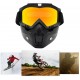 Cross Motosiklet Bisiklet Gözlüğü Açık Kask Maskesi Süngerli Bant Lastikli Jet Maske Sarı Cam Cross Motosiklet Bisiklet Gözlüğü Açık Kask Maskesi Süngerli Bant Lastikli Jet Maske Sarı Cam