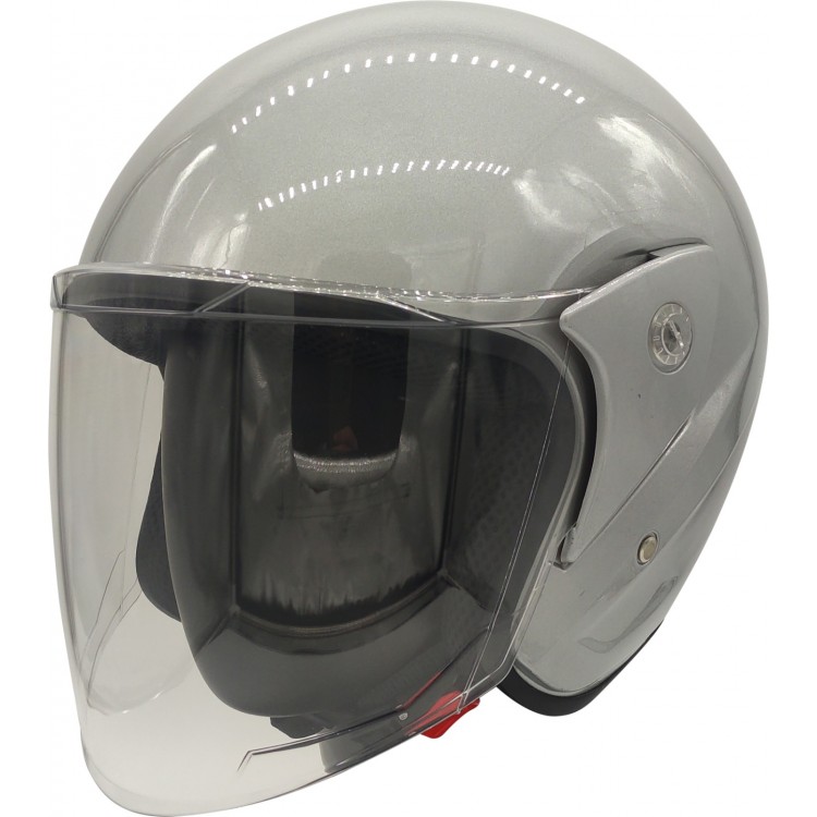 Motosiklet Kaskı Parlak Gri Motor Kask Yarım Açık Kask Geniş Açı Abs Kabuk Malzeme Motor Kask L-XL Motosiklet Kaskı Parlak Gri Motor Kask Yarım Açık Kask Geniş Açı Abs Kabuk Malzeme Motor Kask L-XL