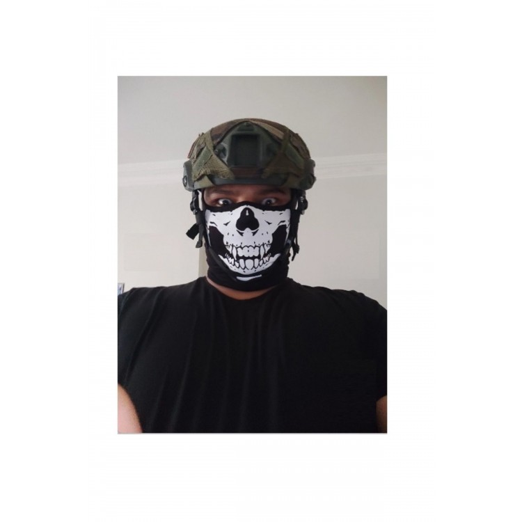 Motosiklet Kurukafa Balaklava Skull Mask Rüzgar Geçirmez Motor Maske Soğuk Yüz Koruma Kar Maskesi