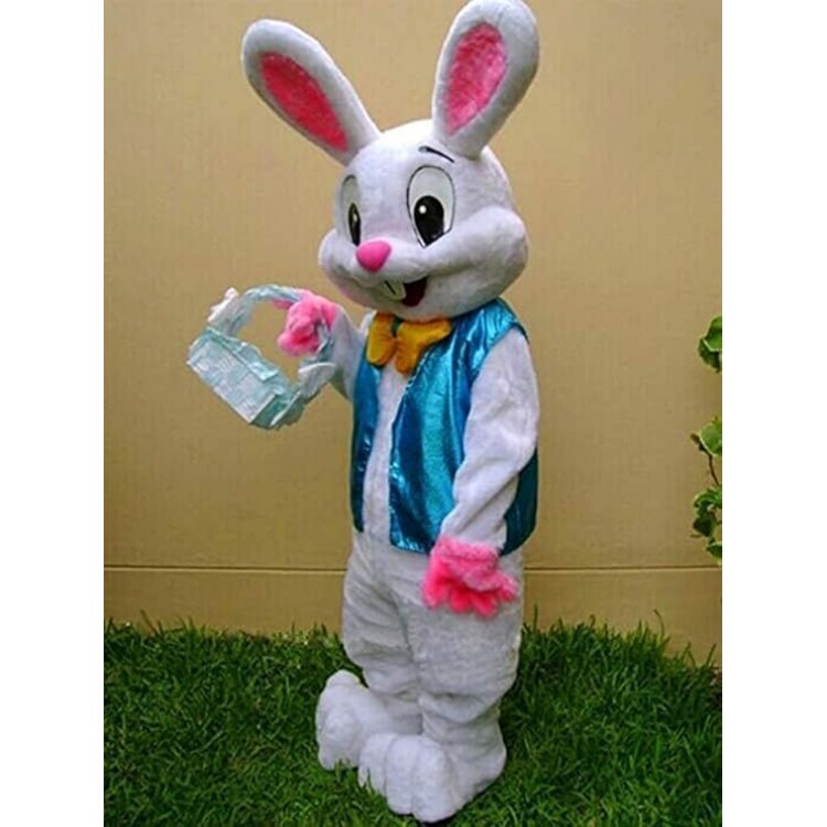 Paskalya Tavşanı Kostümü Yetişkinler İçin, Cadılar Bayramı Kostümü Tavşan Maskot Kostüm Paskalya Tavşanı Kostümü Yetişkinler İçin, Cadılar Bayramı Kostümü Tavşan Maskot Kostüm