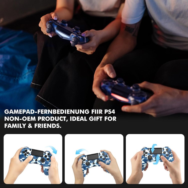 PS4 PS4 Pro PS4 Slim PS3 Oyun Konsolu İçin Kablosuz Wireless Control Kol 1000 mAh Batarya 12 Saat Çalışma Çift Titreşim PS4 PS4 Pro PS4 Slim PS3 Oyun Konsolu İçin Kablosuz Wireless Control Kol 1000 mAh Batarya 12 Saat Çalışma Çift Titreşim