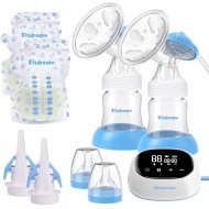 Şarjlı Süt Sağma Göğüs Pompası 4 Mod 9 Seviye Dokunmatik Led Ekran 10 Süt Saklama Poşeti