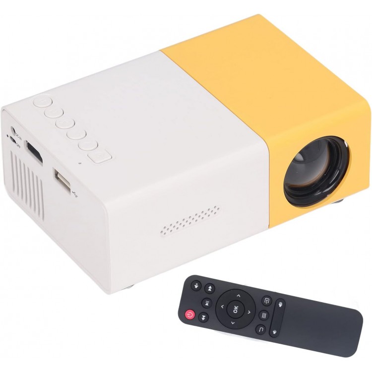 Taşınabilir Mini Film Projektörü, 24‑60 inç Büyük Ekranlı TFT LCD Ekran 1920x1080 Çözünürlük USB ile Uyumlu Mikro SD AV, Taşınabilir Mini Film Projektörü, 24‑60 inç Büyük Ekranlı TFT LCD Ekran 1920x1080 Çözünürlük USB ile Uyumlu Mikro SD AV,
