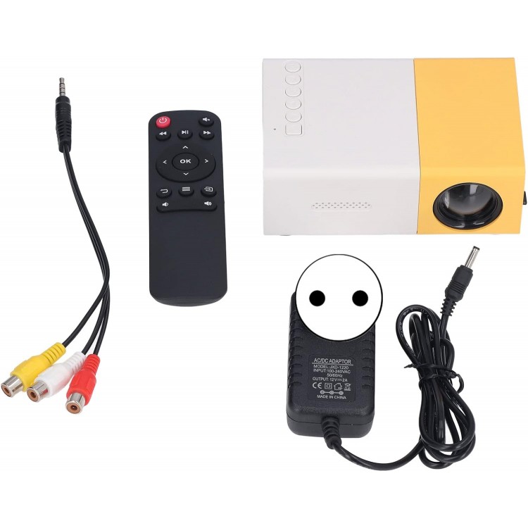 Taşınabilir Mini Film Projektörü, 24‑60 inç Büyük Ekranlı TFT LCD Ekran 1920x1080 Çözünürlük USB ile Uyumlu Mikro SD AV, Taşınabilir Mini Film Projektörü, 24‑60 inç Büyük Ekranlı TFT LCD Ekran 1920x1080 Çözünürlük USB ile Uyumlu Mikro SD AV,