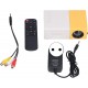Taşınabilir Mini Film Projektörü, 24‑60 inç Büyük Ekranlı TFT LCD Ekran 1920x1080 Çözünürlük USB ile Uyumlu Mikro SD AV, Taşınabilir Mini Film Projektörü, 24‑60 inç Büyük Ekranlı TFT LCD Ekran 1920x1080 Çözünürlük USB ile Uyumlu Mikro SD AV,