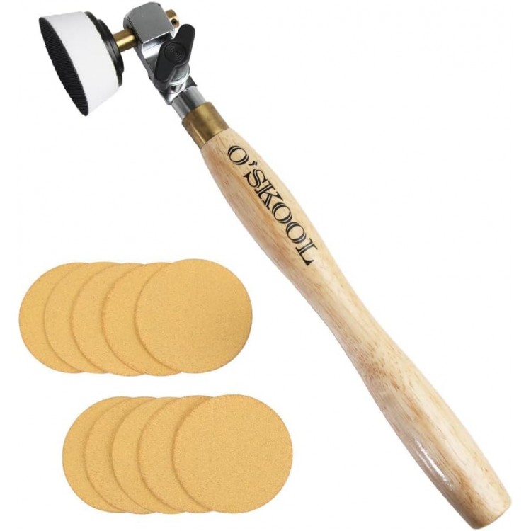 Torna Makineleri İçin Ahşap Zımpara Ünitesi Kase Zımpara Mil Başlık 50mm