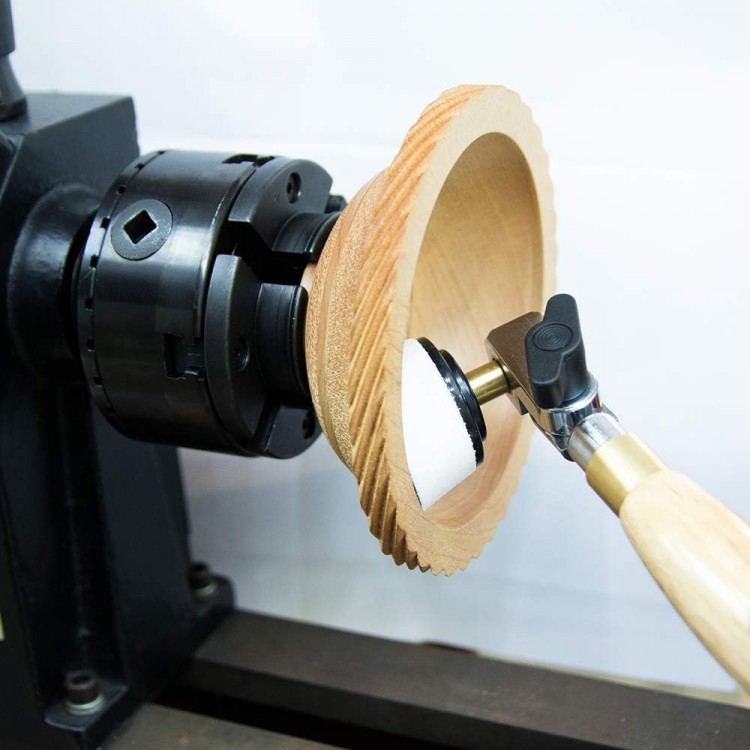 Torna Makineleri İçin Ahşap Zımpara Ünitesi Kase Zımpara Mil Başlık 50mm