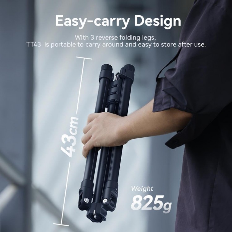Katlanabilir Işık Ayağı Tripod TT43 Işık Standı Alüminyum, 180 ° Ters Çevrilebilir Ayaklar 75/190cm Katlanabilir Işık Ayağı Tripod TT43 Işık Standı Alüminyum, 180 ° Ters Çevrilebilir Ayaklar 75/190cm